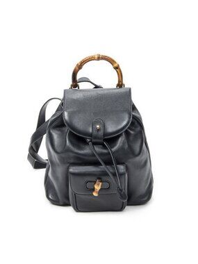 Gucci | Bags | Gucci Panelled Double Buckle Backpack  display picture 1